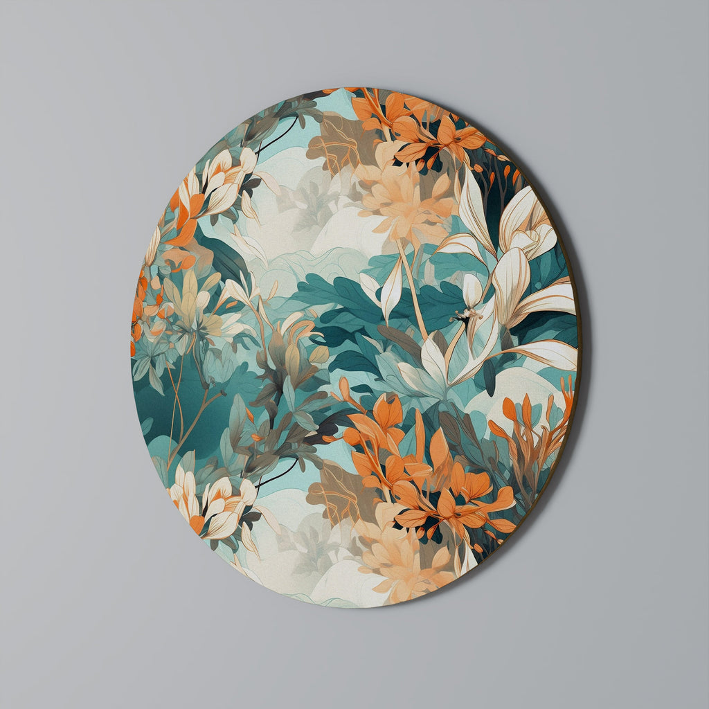 BLOOM BALLET Round Wall Art