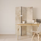 WHISPERING PETALS Biombo Decorativo de 3 Painéis