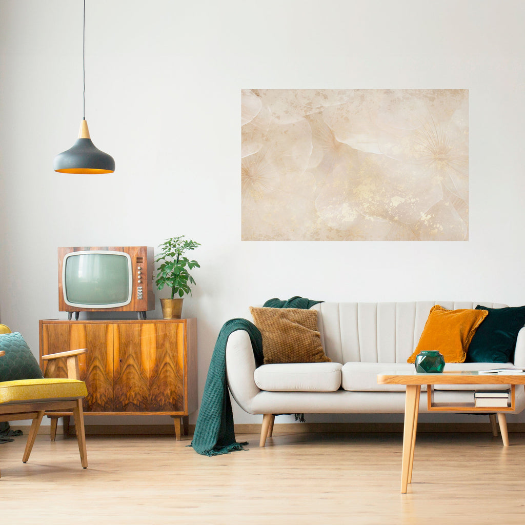 WHISPERING PETALS Peel and Stick Horizontal Poster