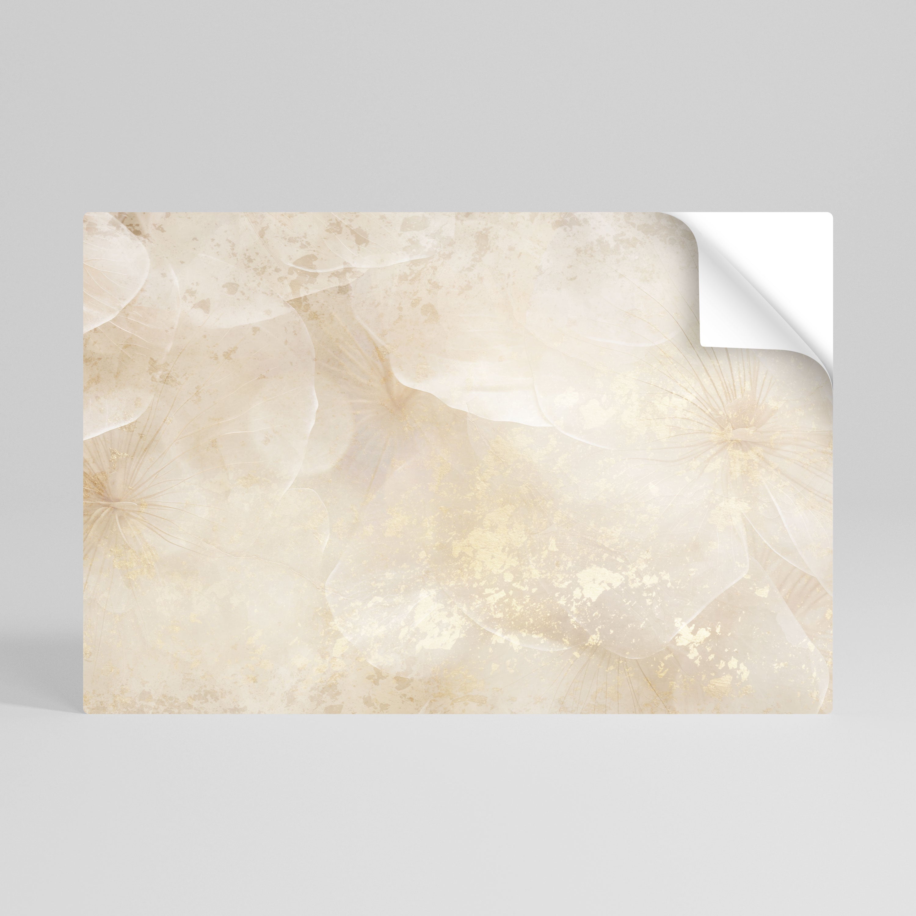 WHISPERING PETALS Peel and Stick Horizontal Poster