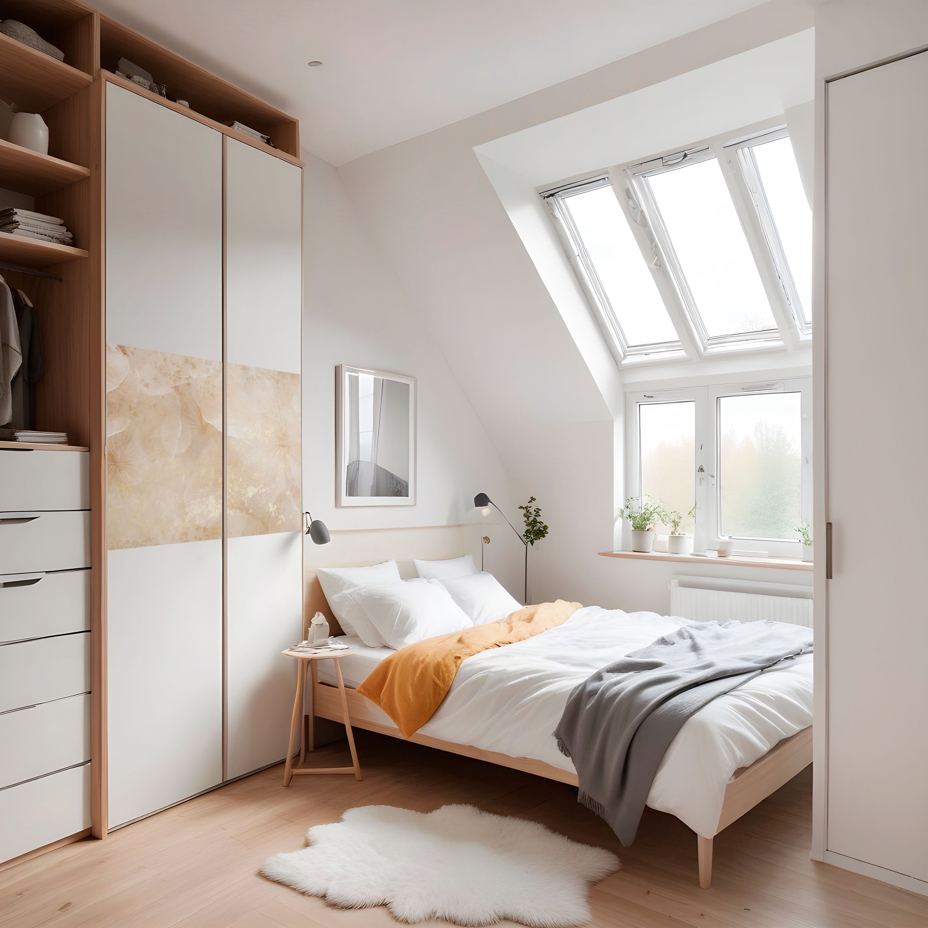 WHISPERING PETALS Peel and Stick Horizontal Poster