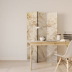 LUMINOUS GROWTH Biombo Decorativo de 3 Painéis