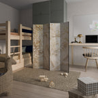 LUMINOUS GROWTH Decorative 4-Panel Room Divider