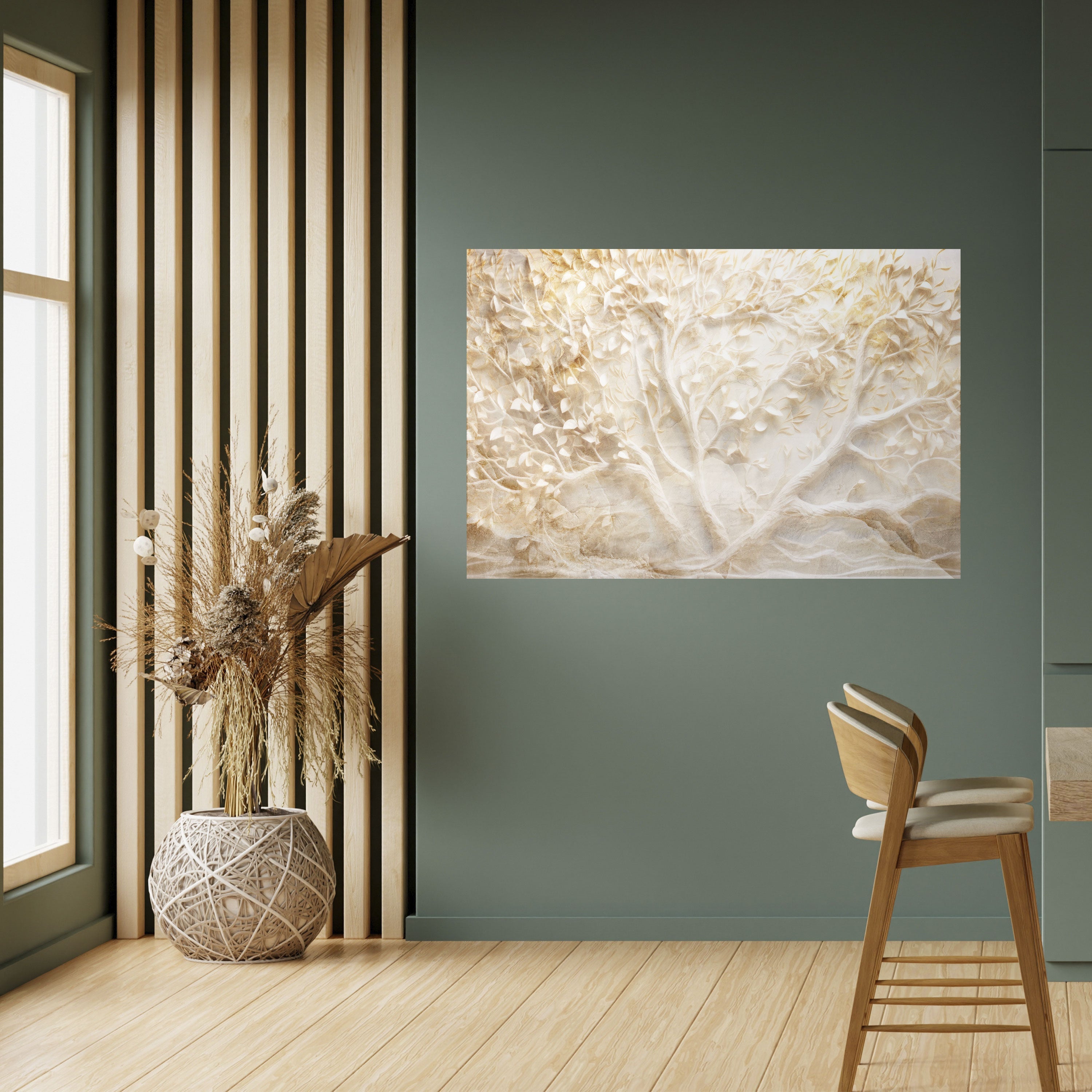 LUMINOUS GROWTH Peel and Stick Horizontal Poster