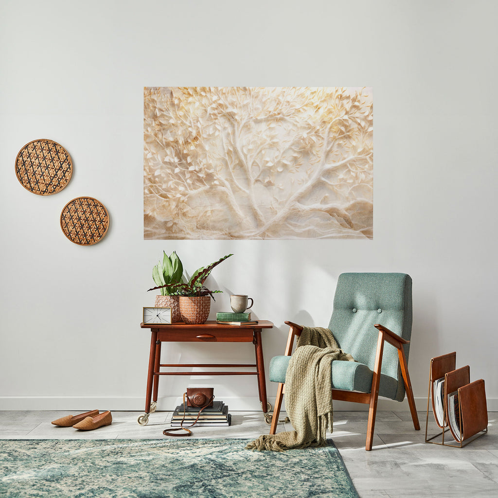 LUMINOUS GROWTH Peel and Stick Horizontal Poster