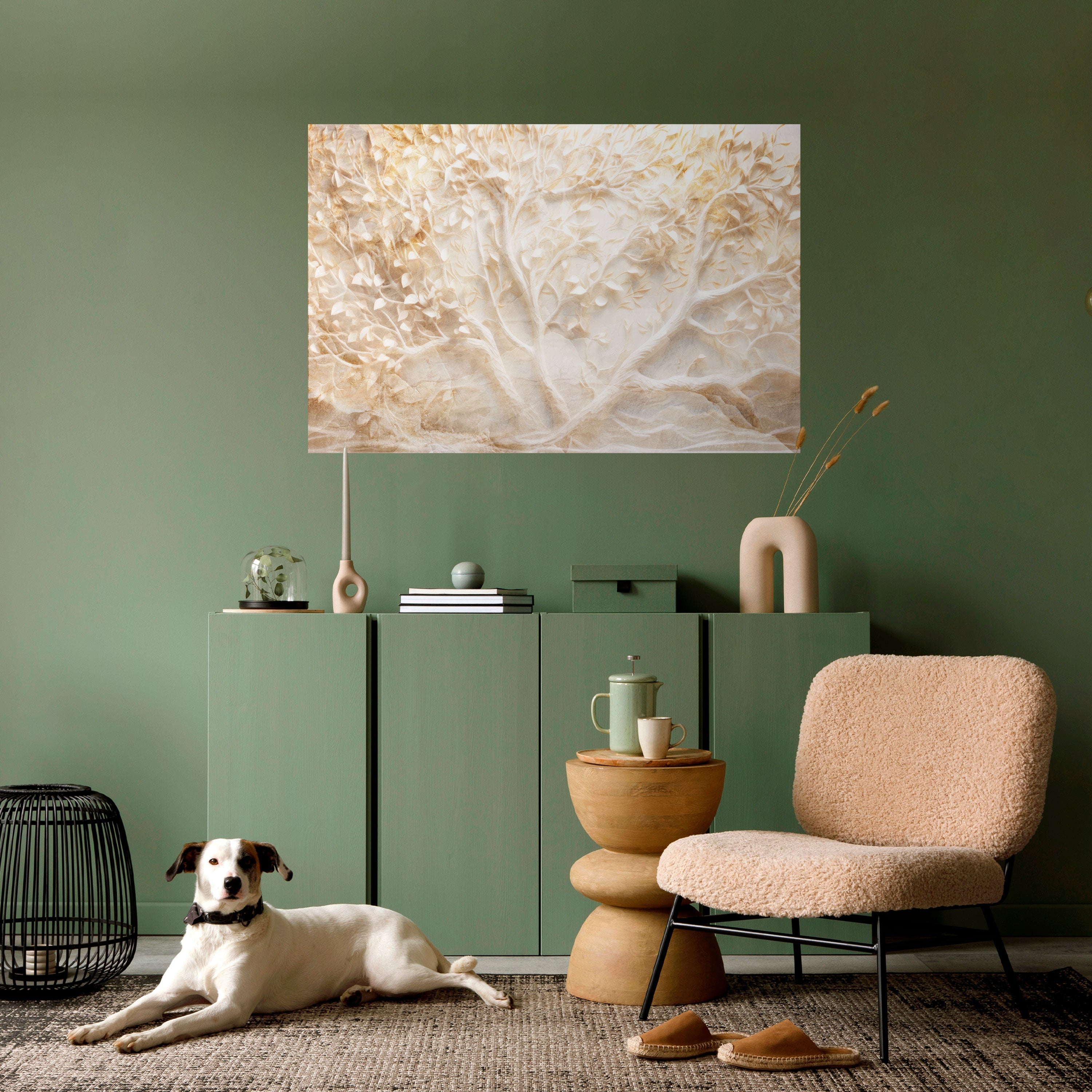 LUMINOUS GROWTH Peel and Stick Horizontal Poster