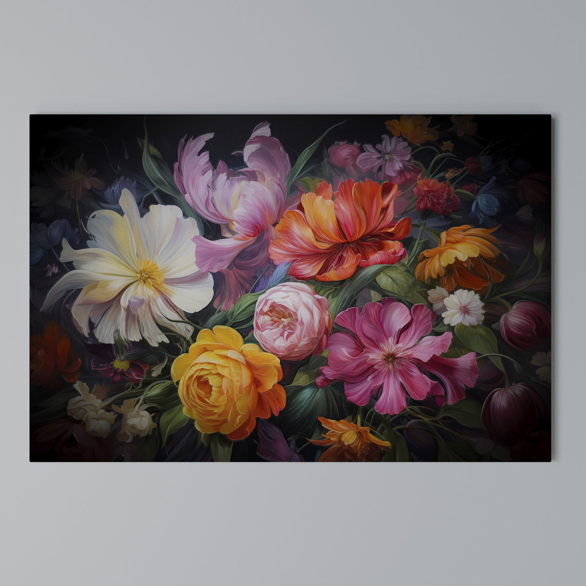 EPHEMERAL BOUQUET Horizontal Canvas Print