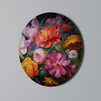 EPHEMERAL BOUQUET Quadro Redondo Decorativo