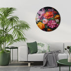 EPHEMERAL BOUQUET Quadro Redondo Decorativo
