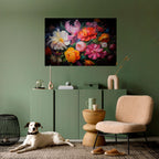 EPHEMERAL BOUQUET Poster Horizontal Autocolante