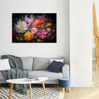 EPHEMERAL BOUQUET Poster Horizontal Autocolante