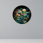 EVENING FLOWERS Quadro Redondo Decorativo