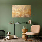 GOLDEN PALM DREAMSCAPE Poster Horizontal Autocolante