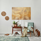 GOLDEN PALM DREAMSCAPE Poster Horizontal Autocolante