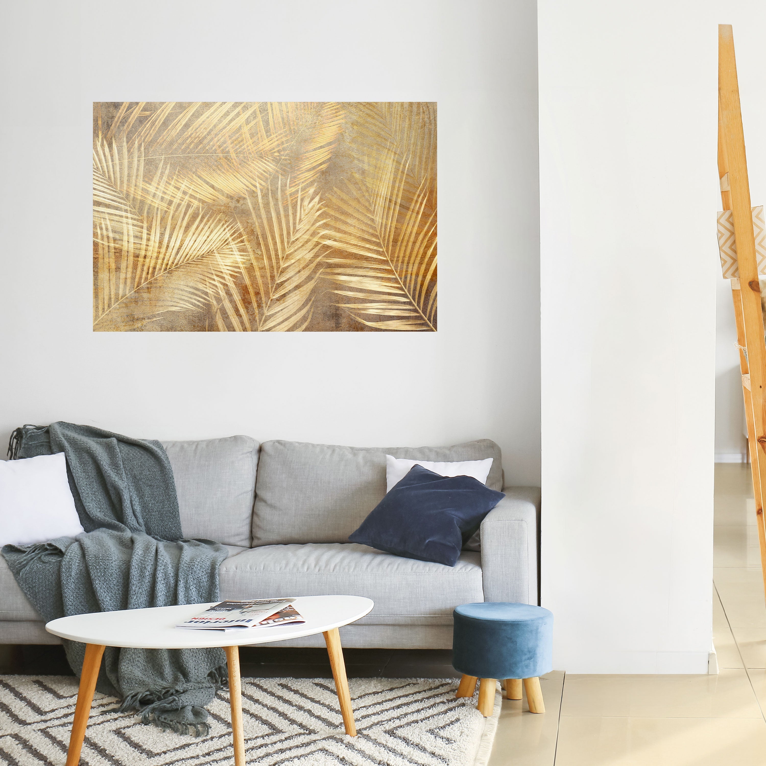 GOLDEN PALM DREAMSCAPE Poster Horizontal Autocolante