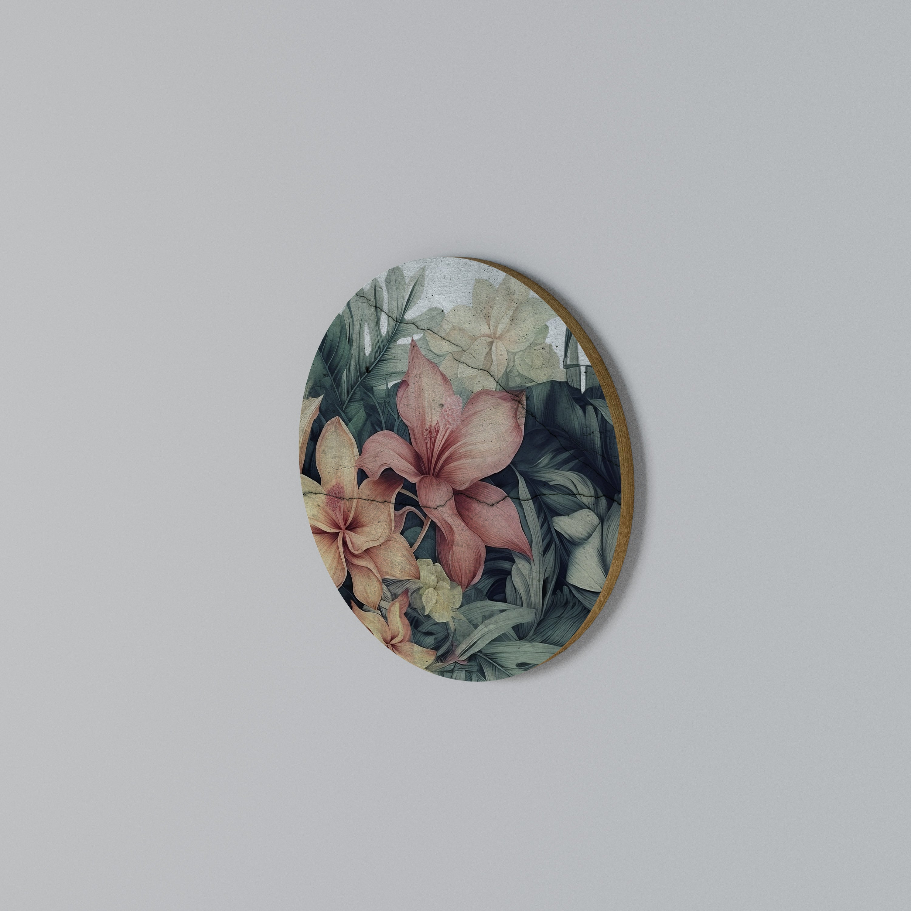 HEAVENLY BLOOM Arte de Parede Redonda