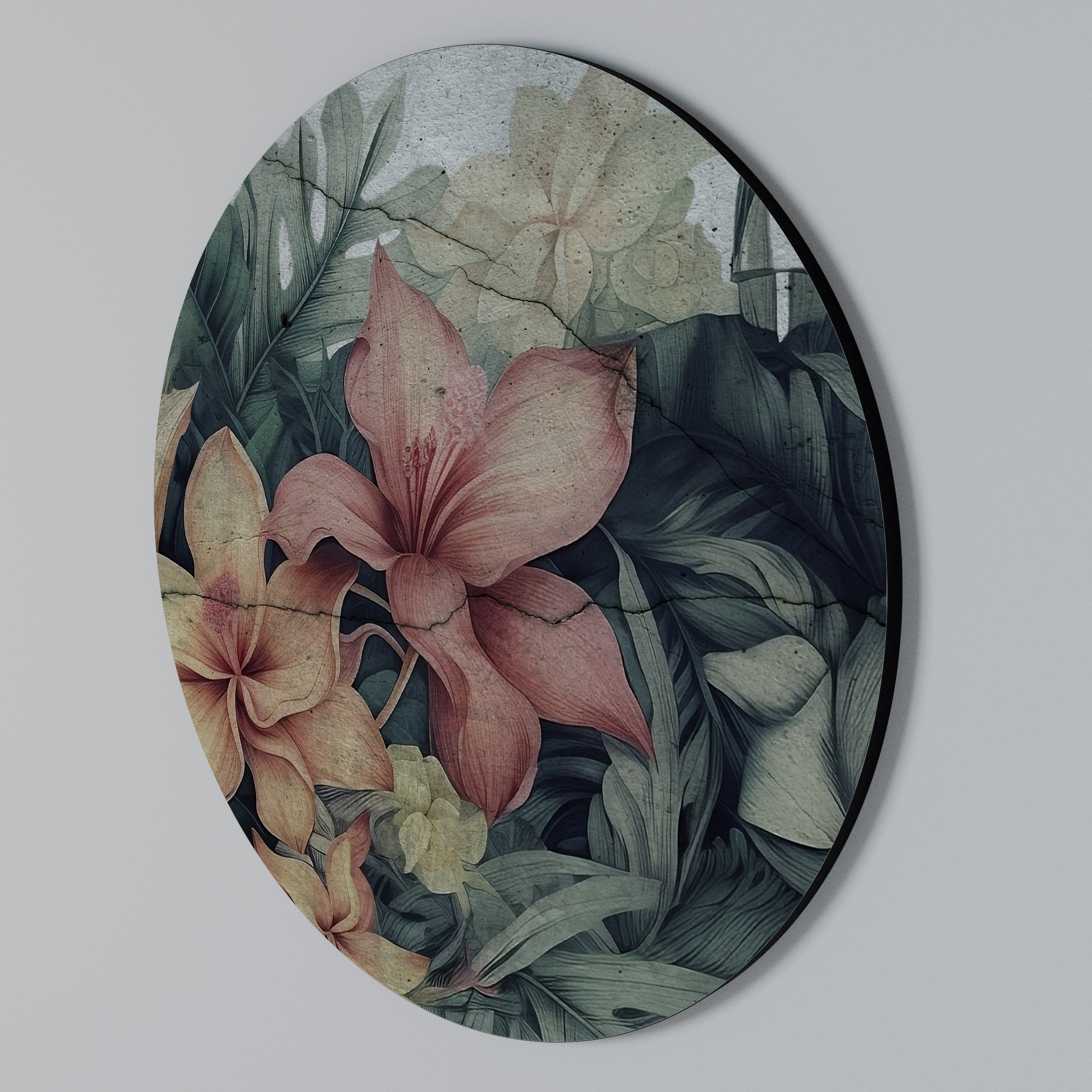 HEAVENLY BLOOM Arte de Parede Redonda