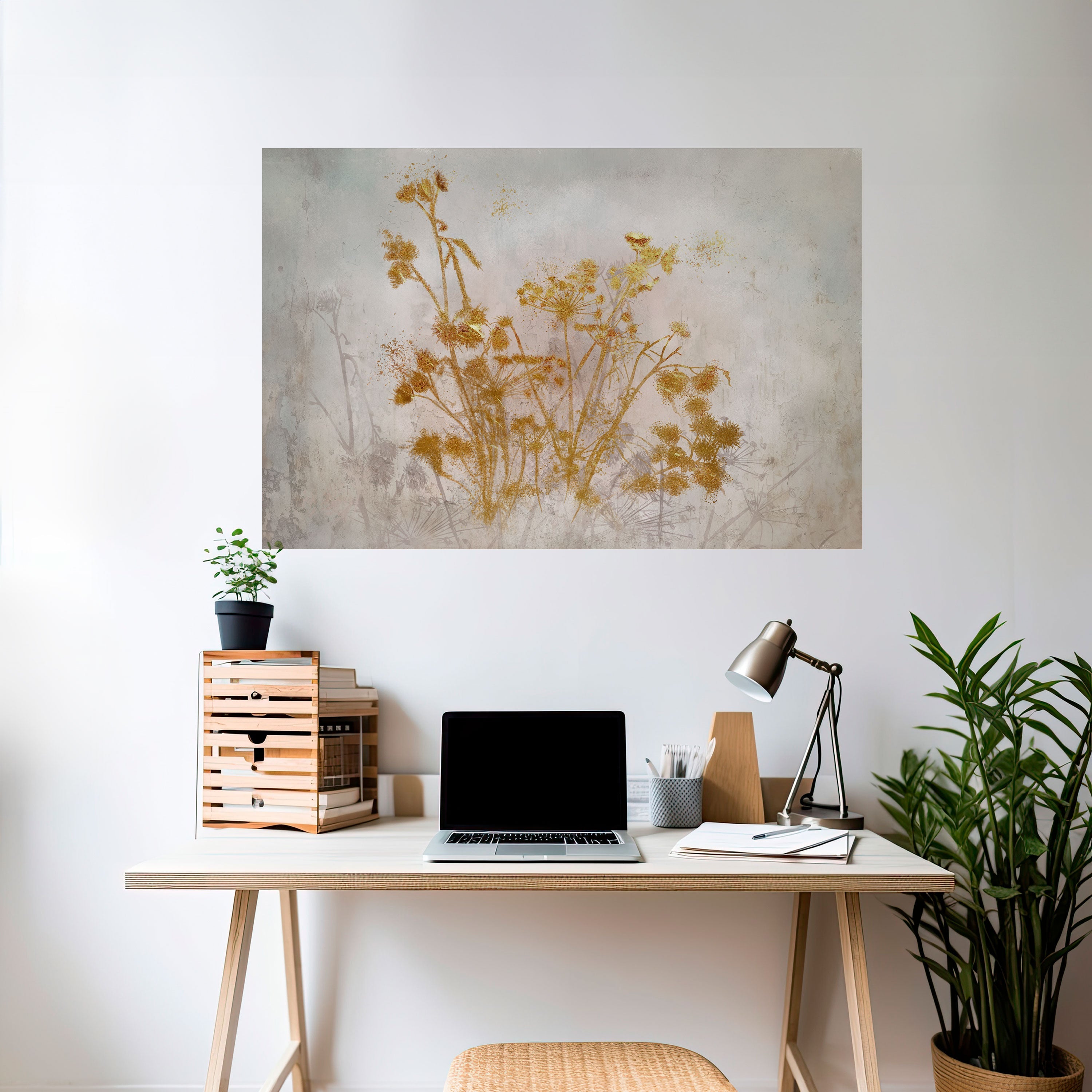 LONESOME SPRIG Peel and Stick Horizontal Poster