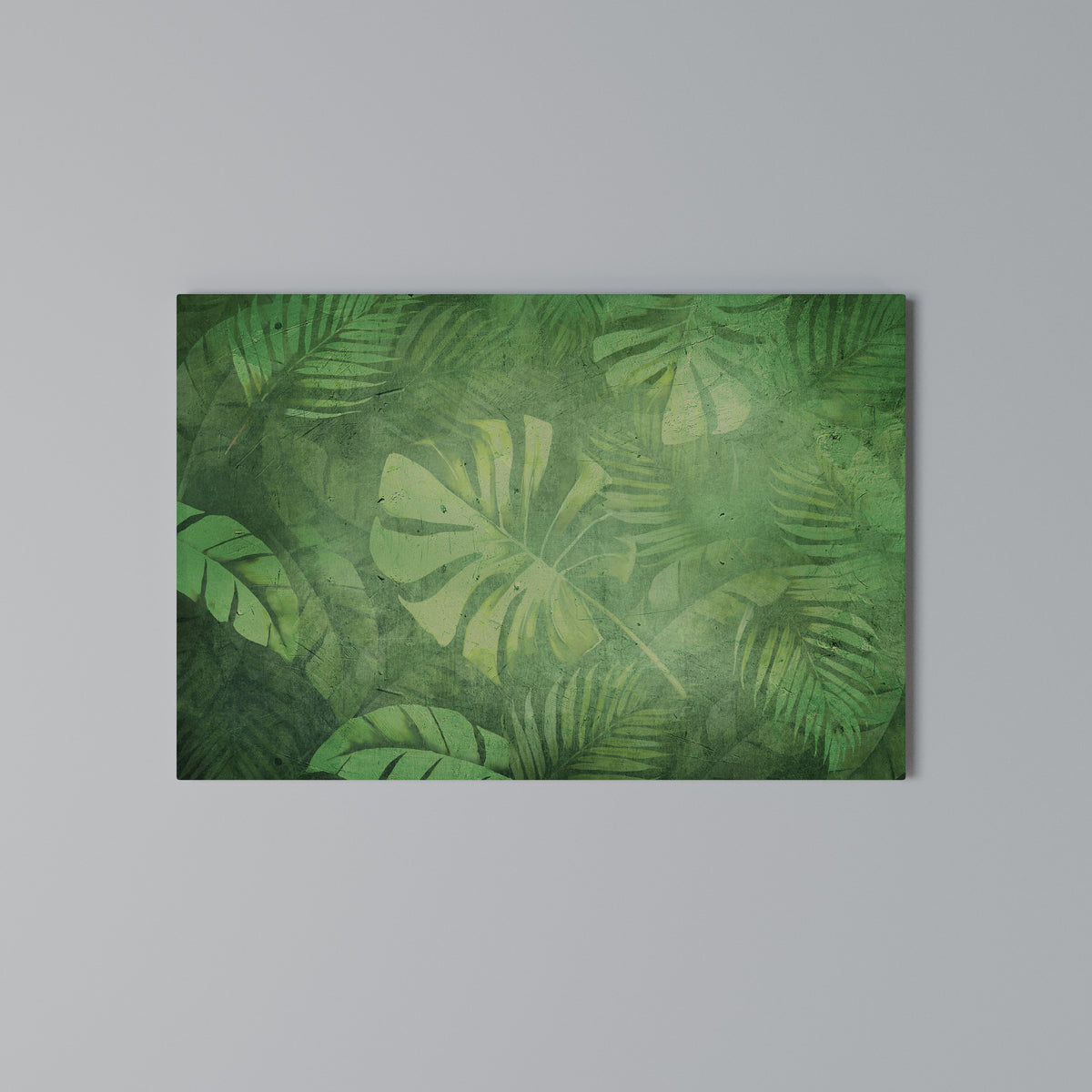 SUBTLE GREEN SYMPHONY Horizontal Canvas Print