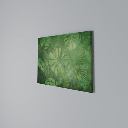 SUBTLE GREEN SYMPHONY Horizontal Canvas Print