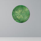 SUBTLE GREEN SYMPHONY Quadro Redondo Decorativo