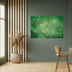 SUBTLE GREEN SYMPHONY Poster Horizontal Autocolante