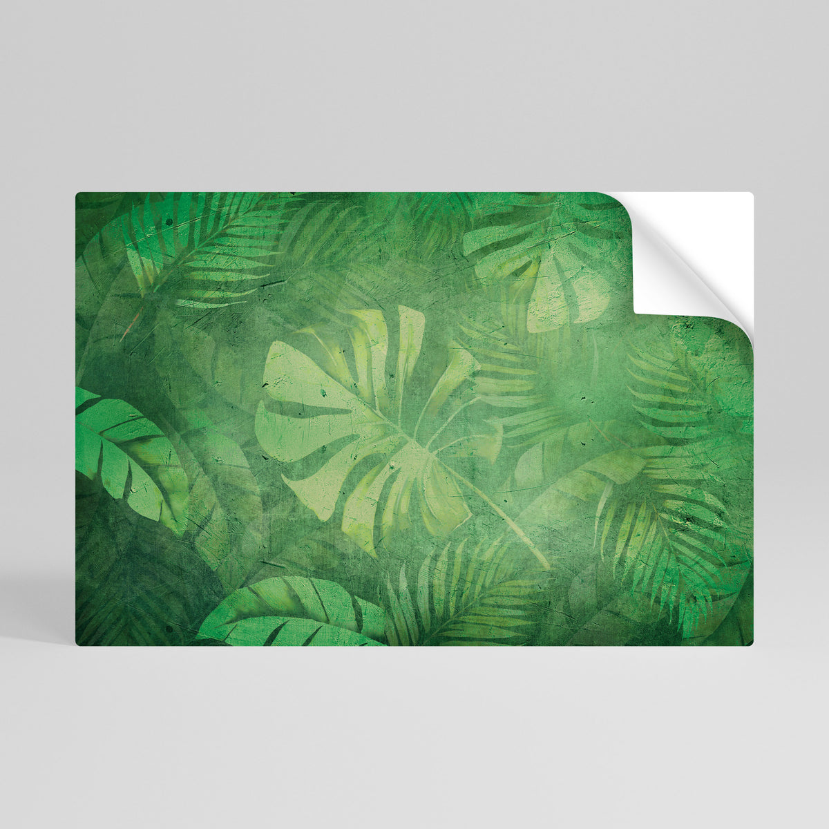 SUBTLE GREEN SYMPHONY Póster Autocolante Horizontal