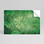 SUBTLE GREEN SYMPHONY Poster Horizontal Autocolante