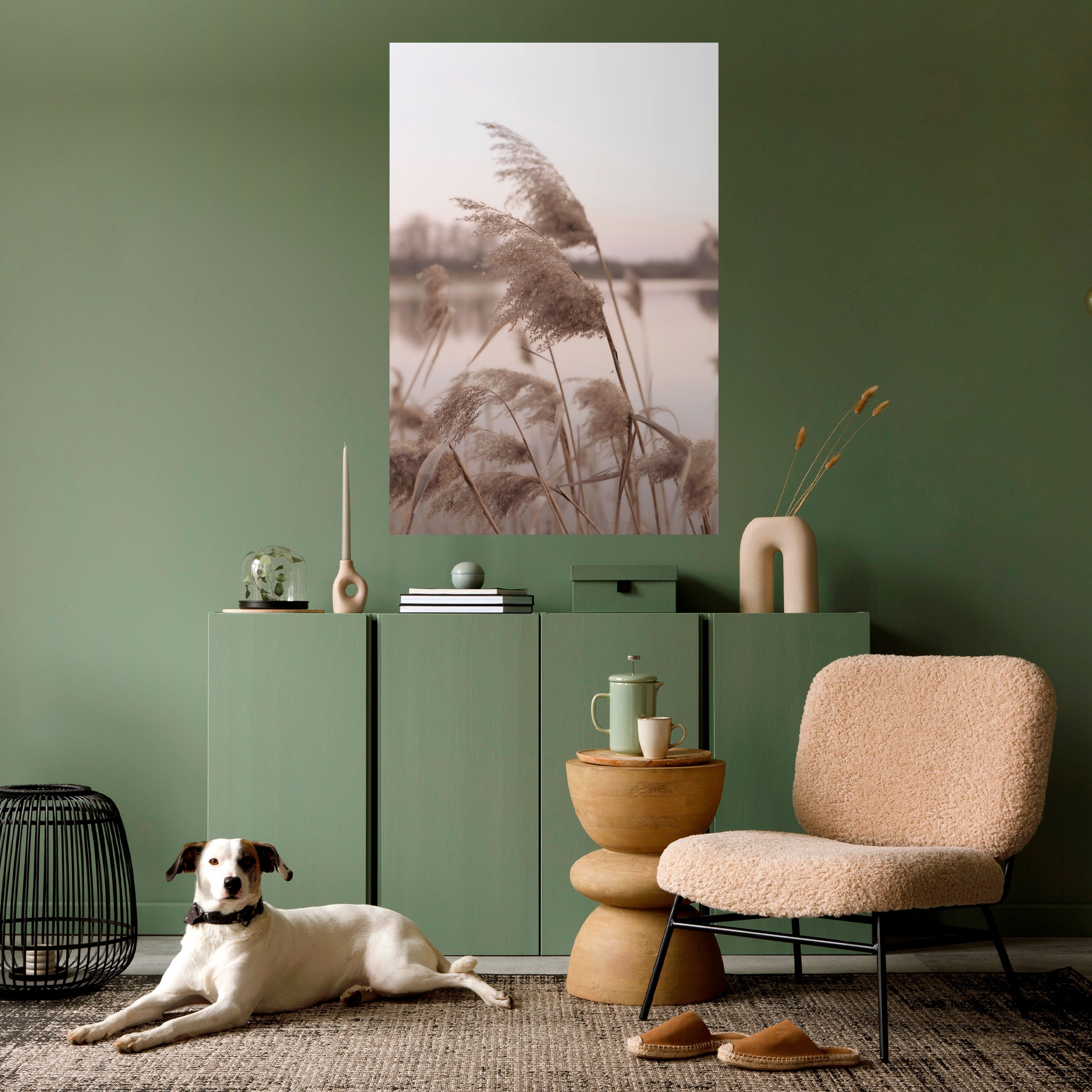 GENTLE BREEZE Peel and Stick Vertical Poster