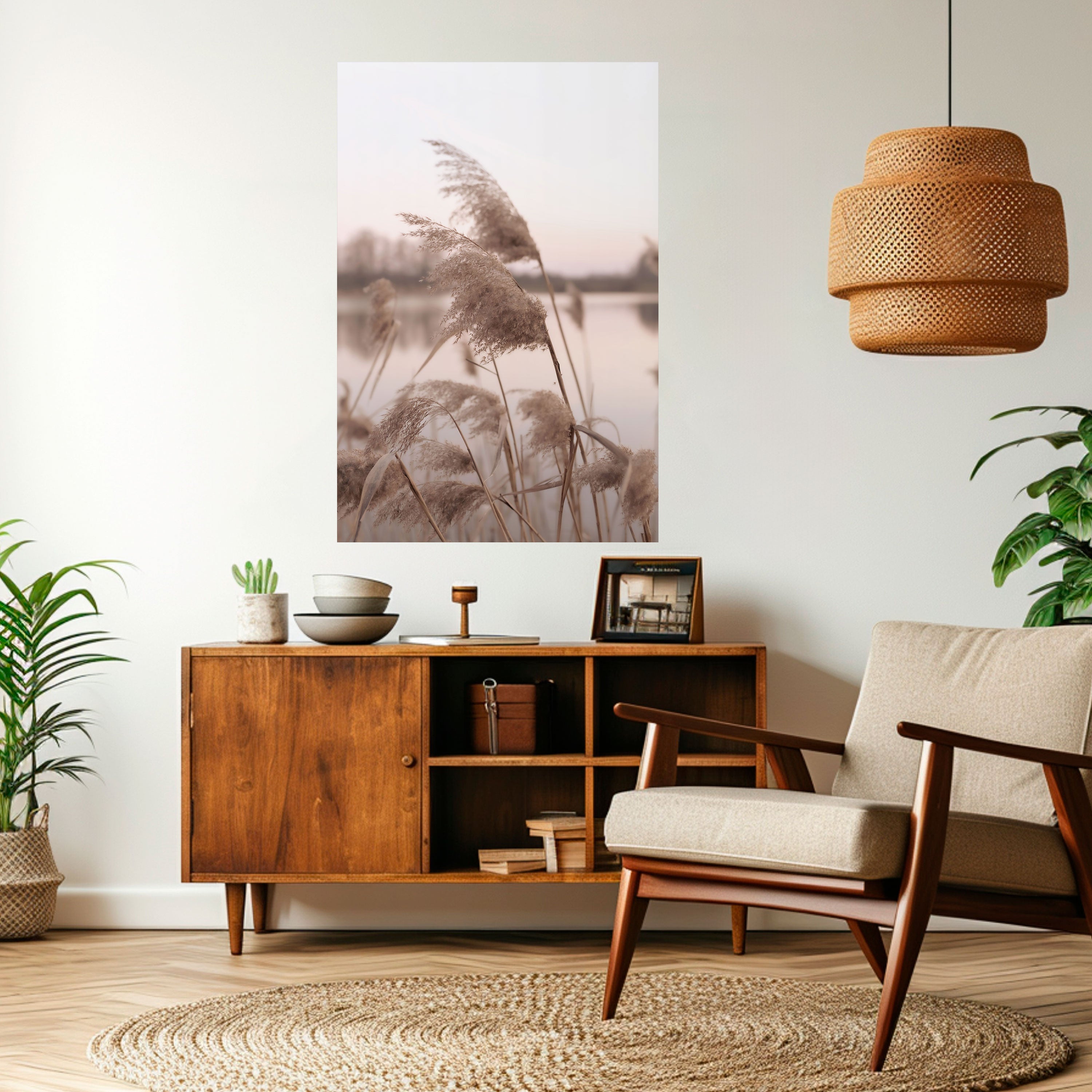 GENTLE BREEZE Peel and Stick Vertical Poster