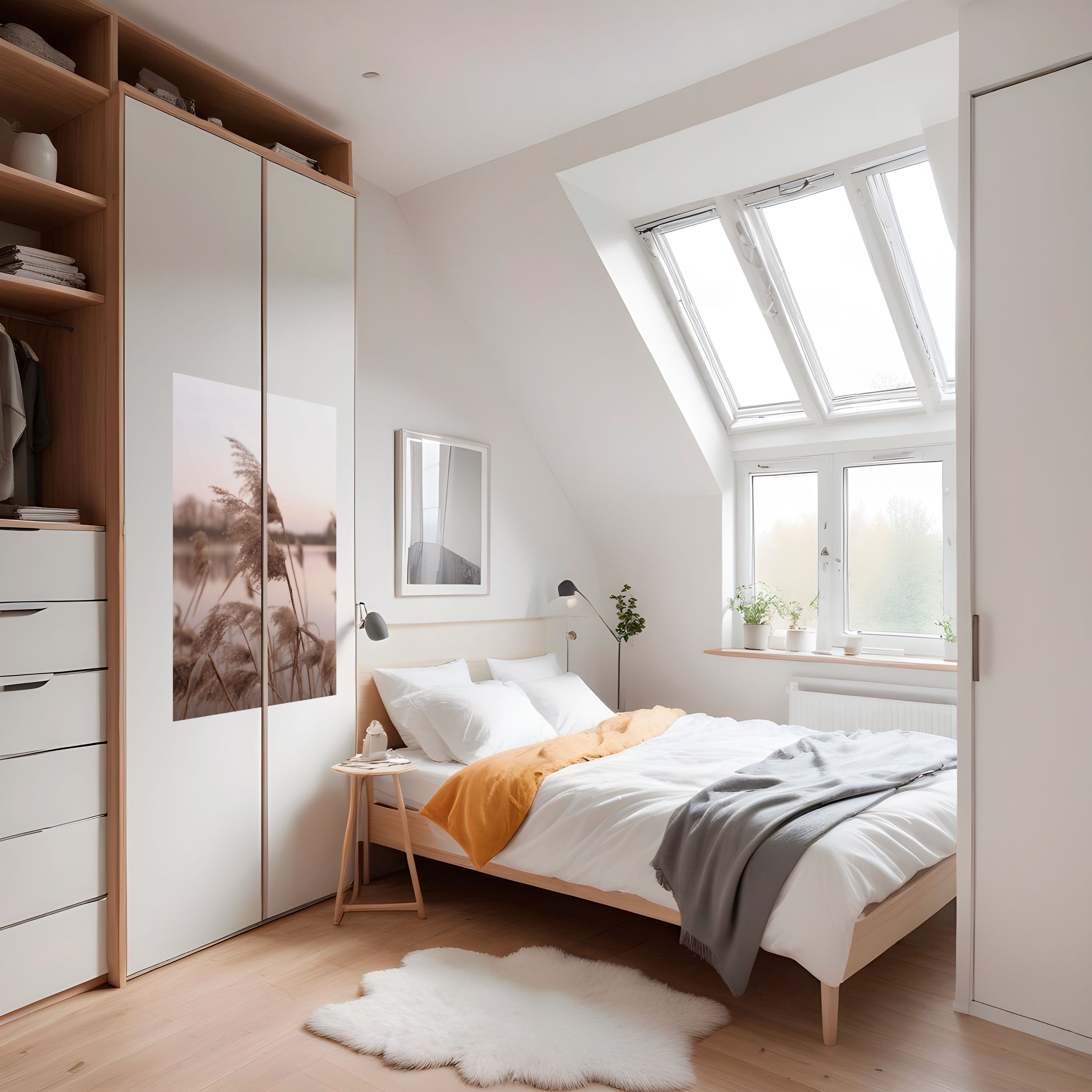 GENTLE BREEZE Peel and Stick Vertical Poster