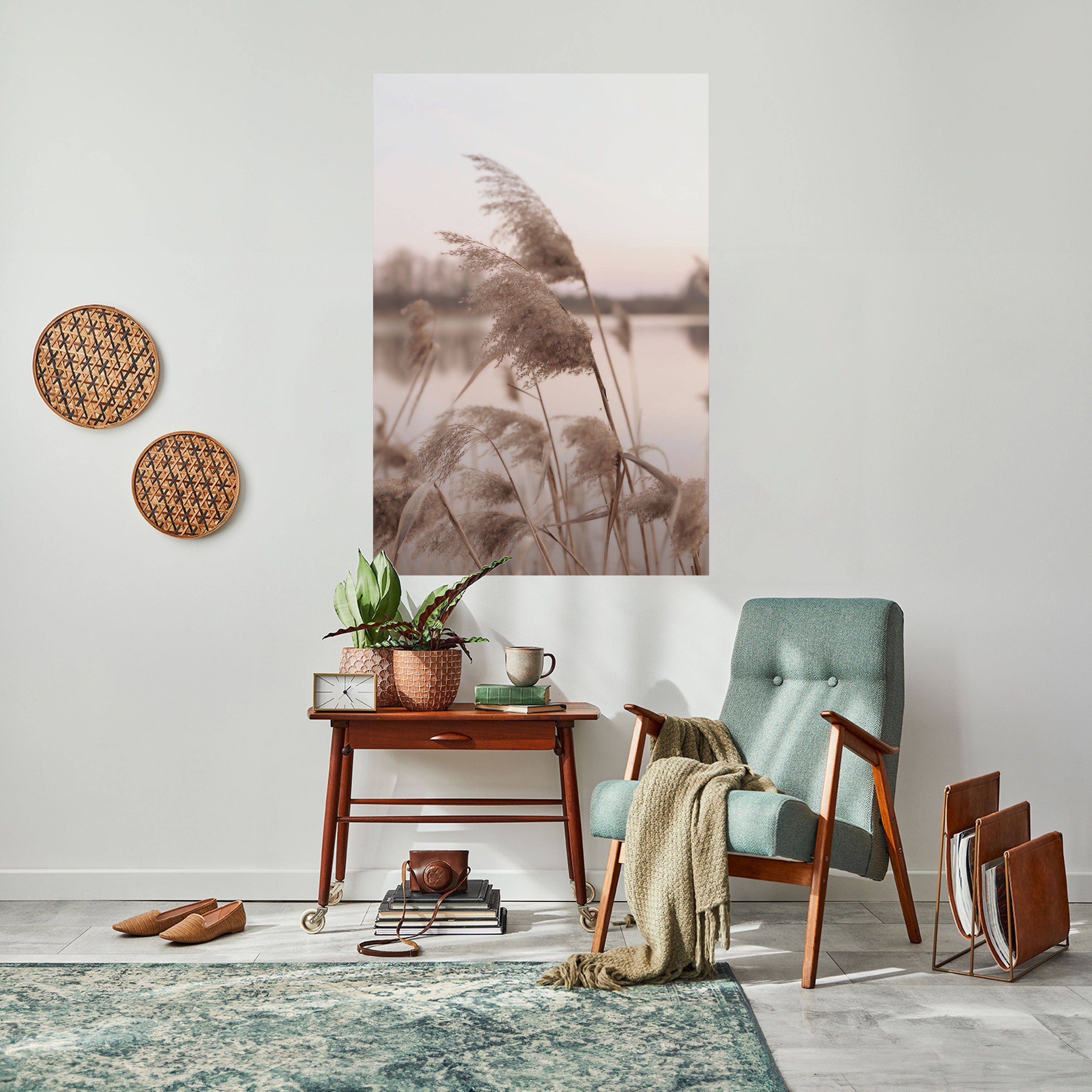 GENTLE BREEZE Peel and Stick Vertical Poster