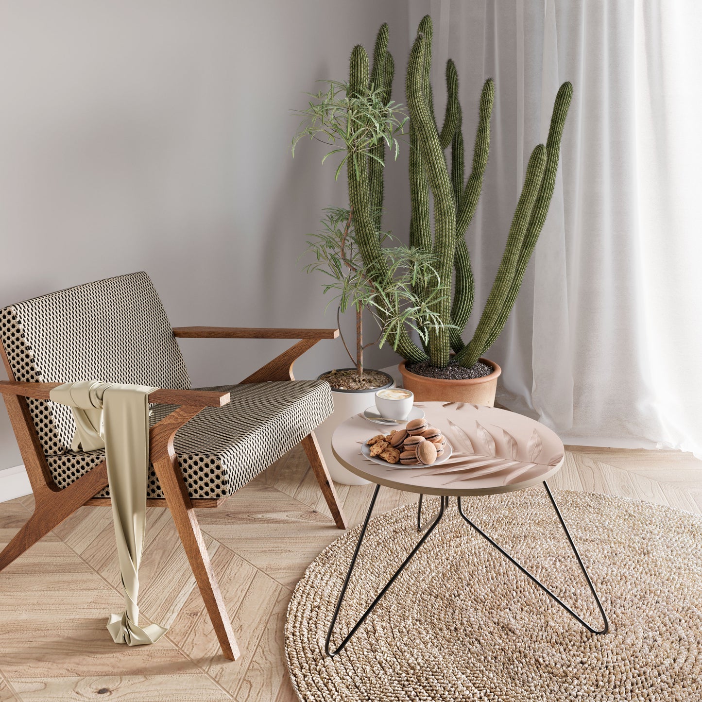 PINK PALM DREAMS Coffee Table