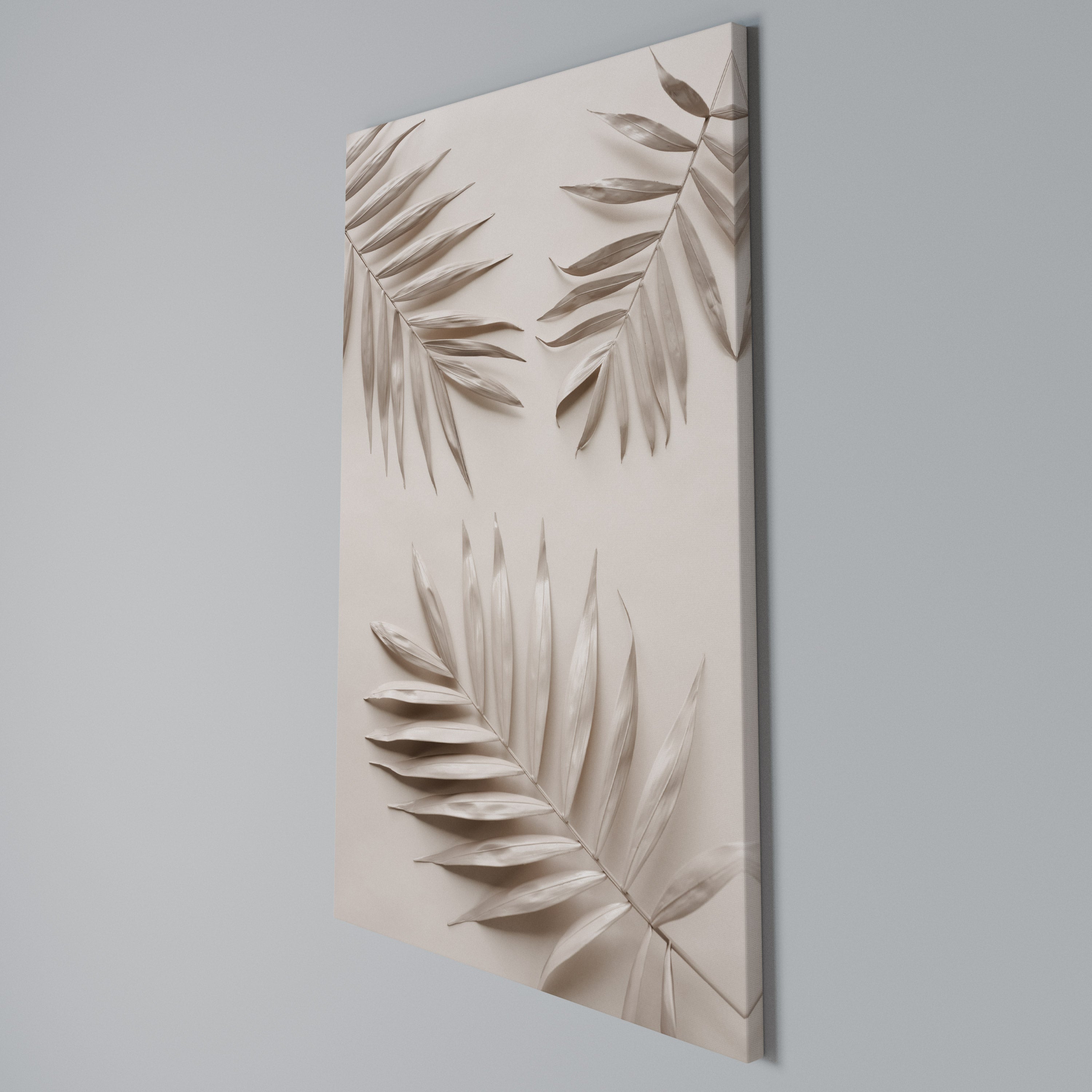 PINK PALM DREAMS Quadro em tela vertical
