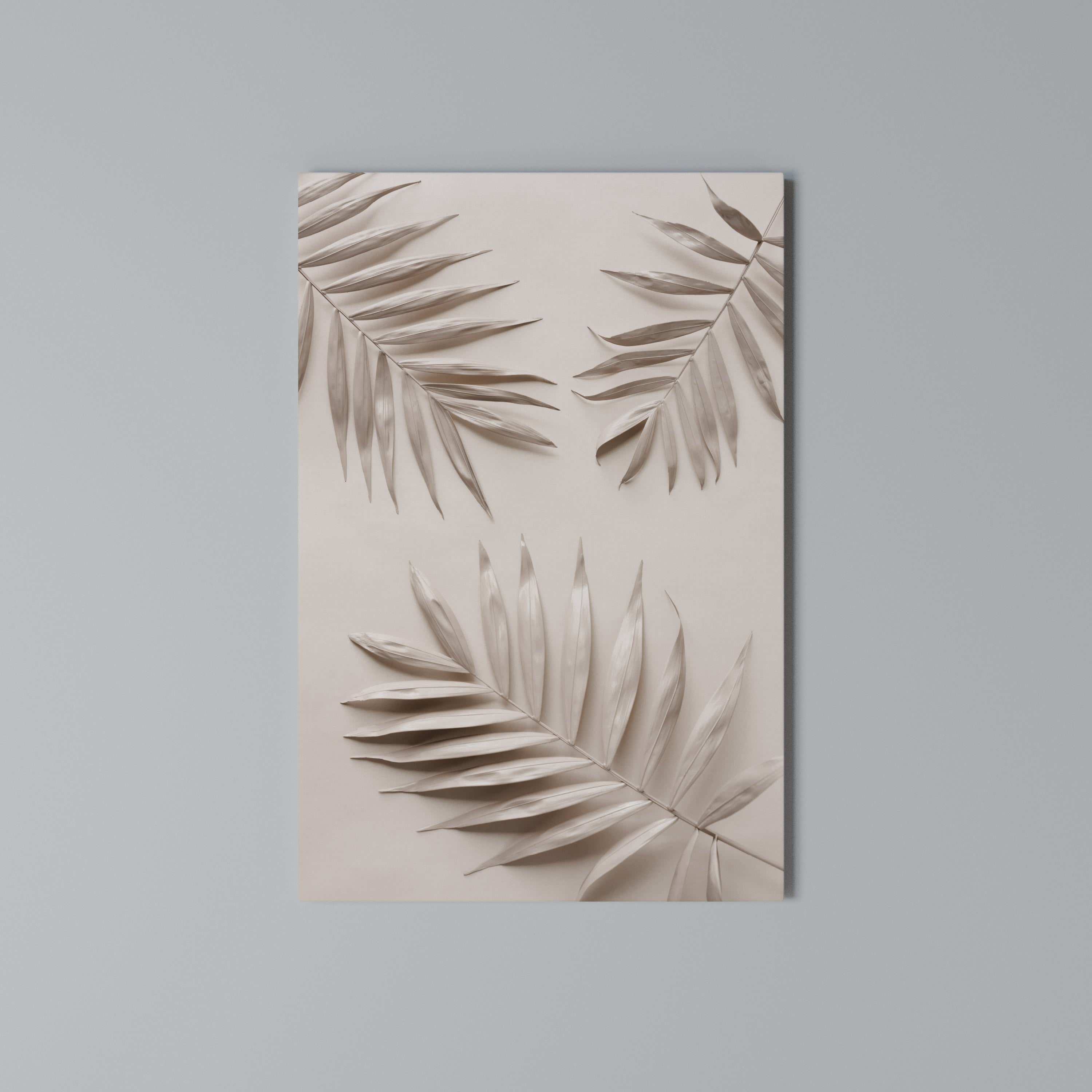 PINK PALM DREAMS Quadro em tela vertical