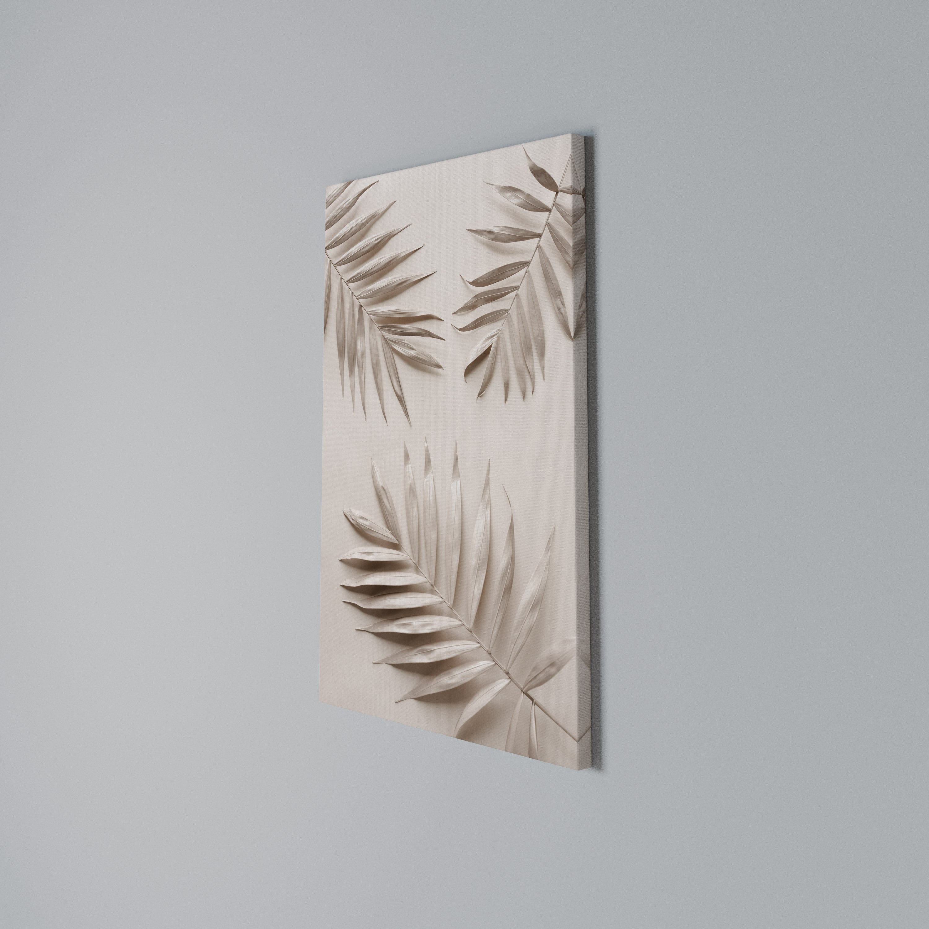 PINK PALM DREAMS Quadro em tela vertical
