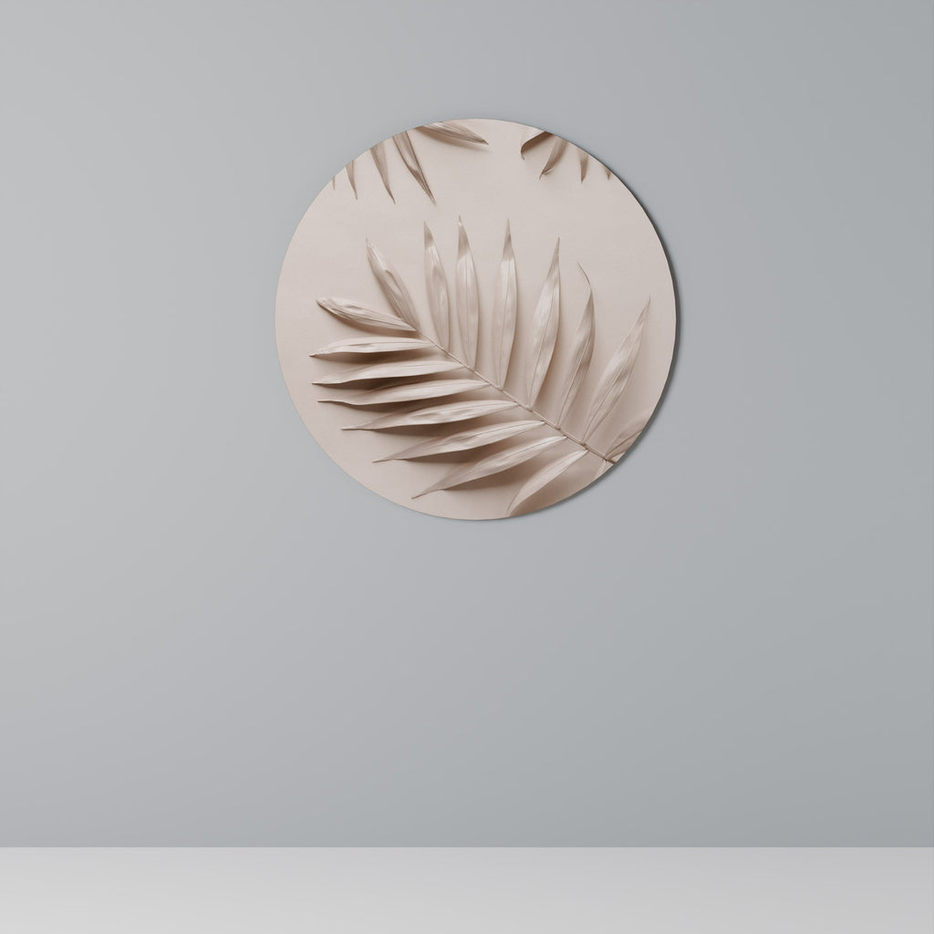 PINK PALM DREAMS Quadro Redondo Decorativo