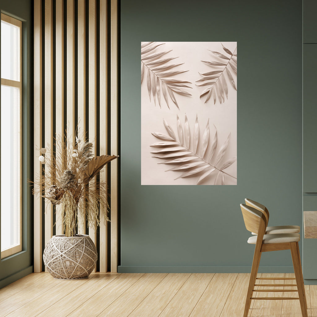 PINK PALM DREAMS Poster Vertical Autocolante