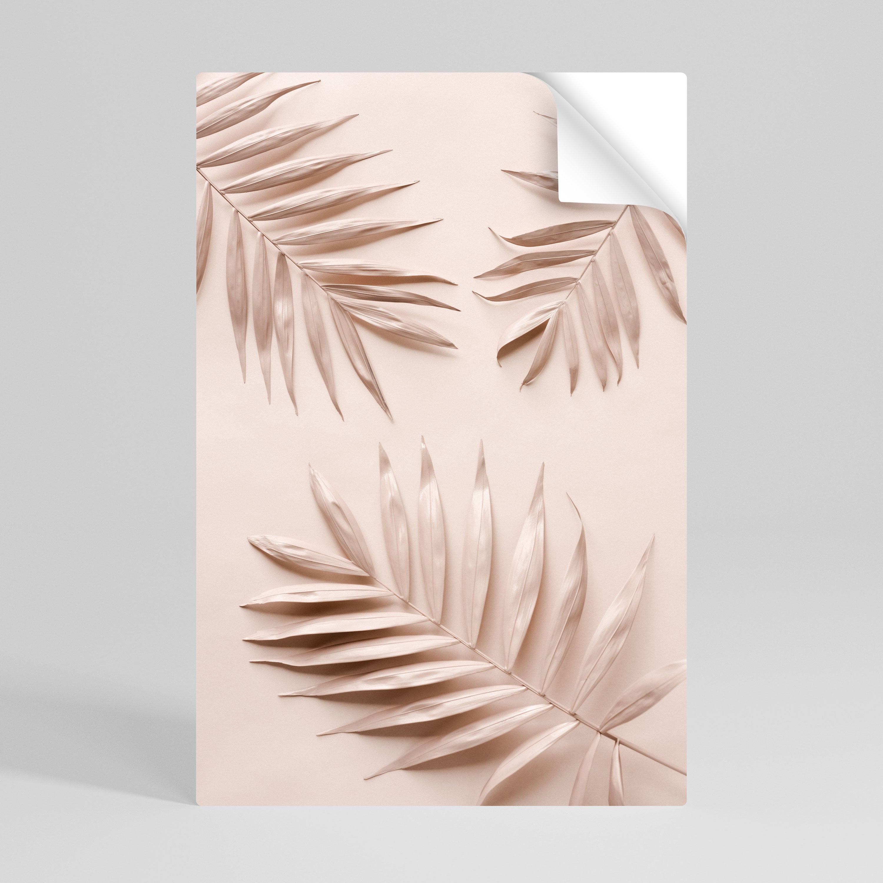 PINK PALM DREAMS Peel and Stick Vertical Poster