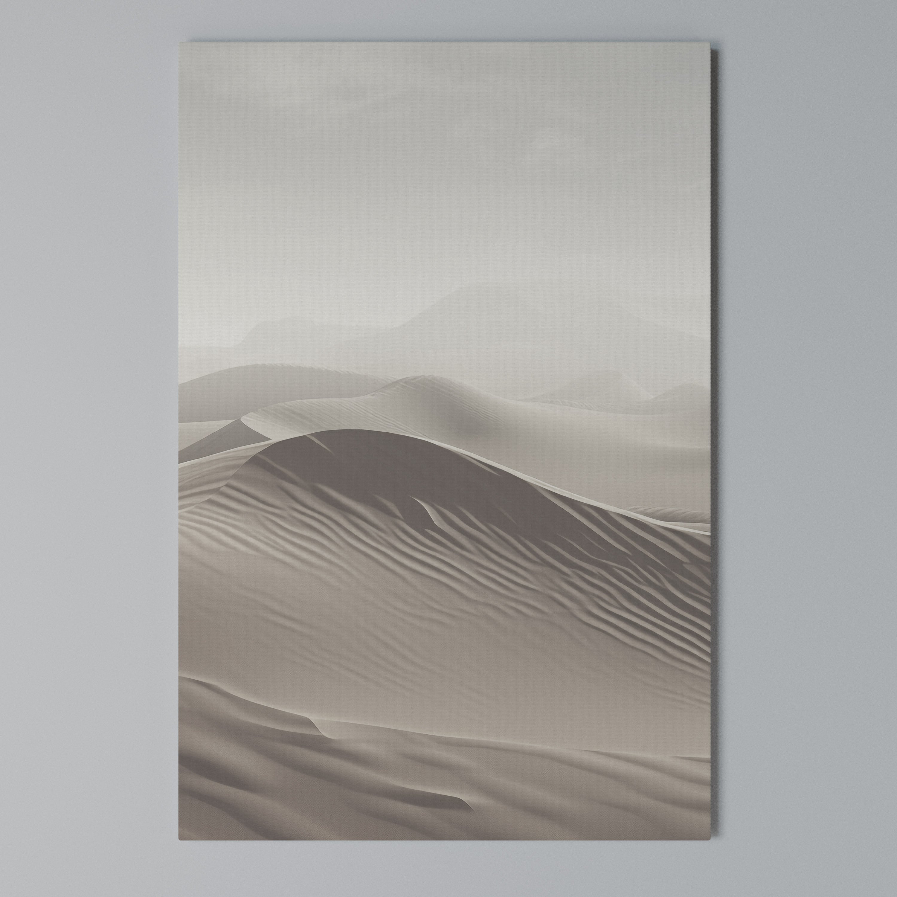 ECHOES OF DUNES Quadro em tela vertical