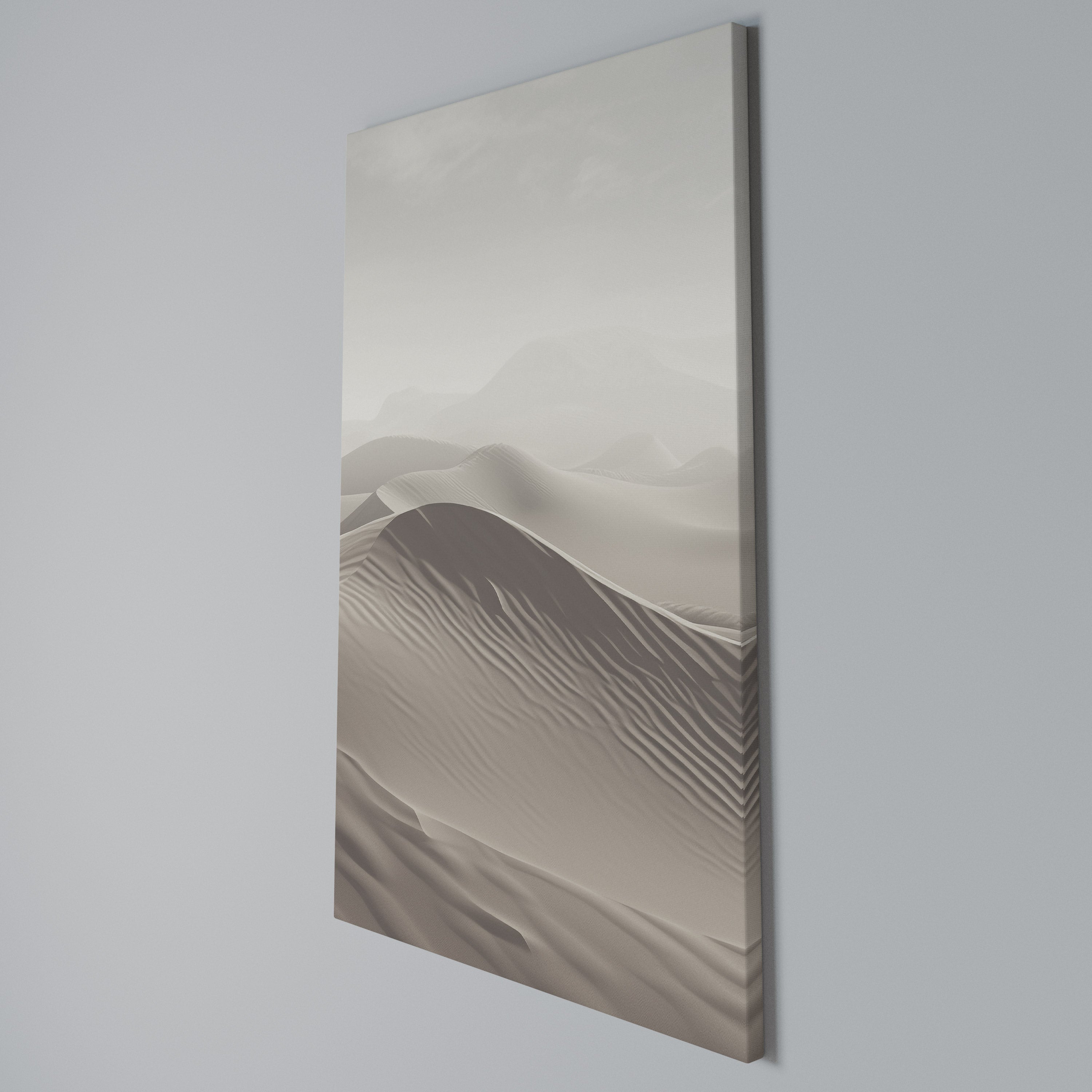 ECHOES OF DUNES Quadro em tela vertical