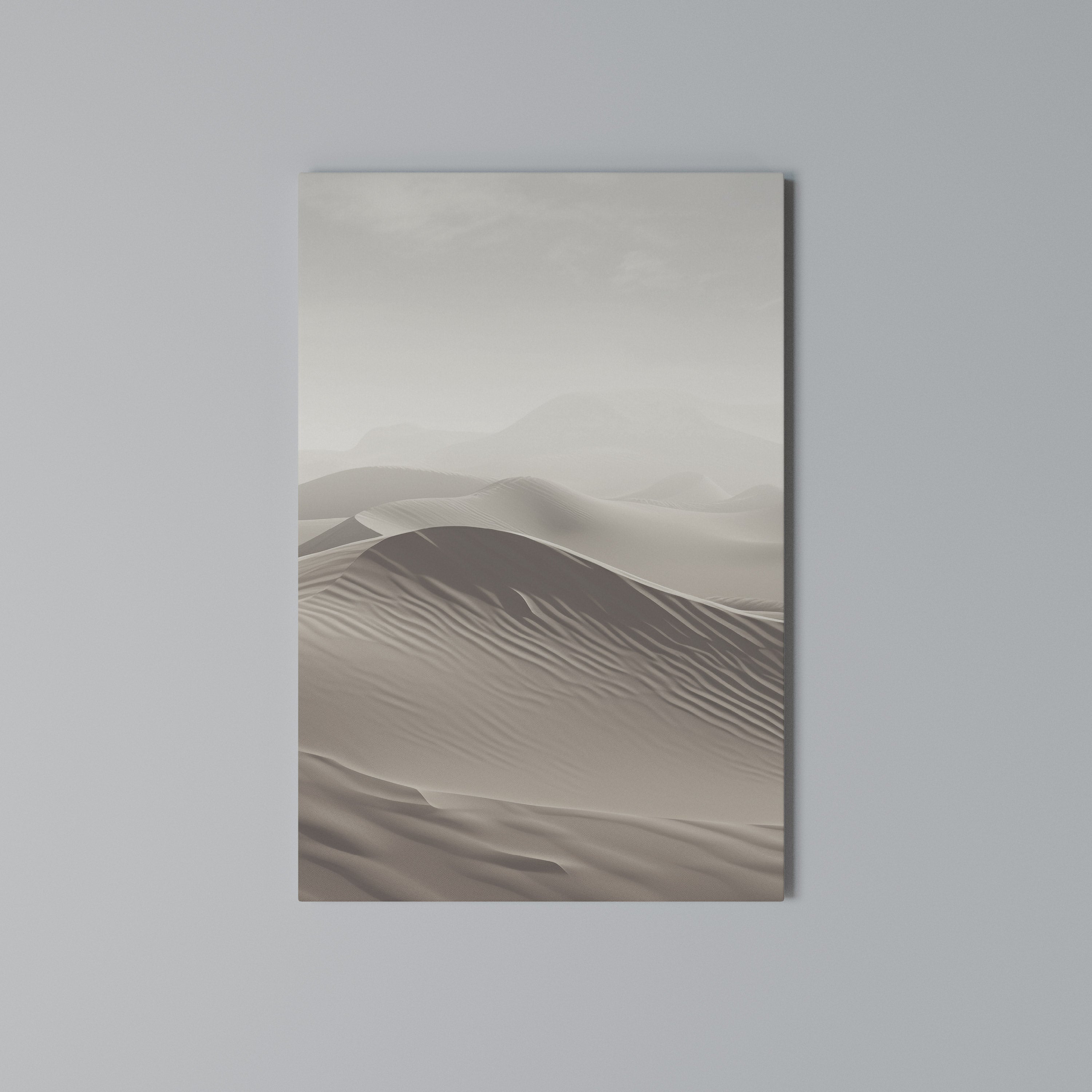 ECHOES OF DUNES Quadro em tela vertical