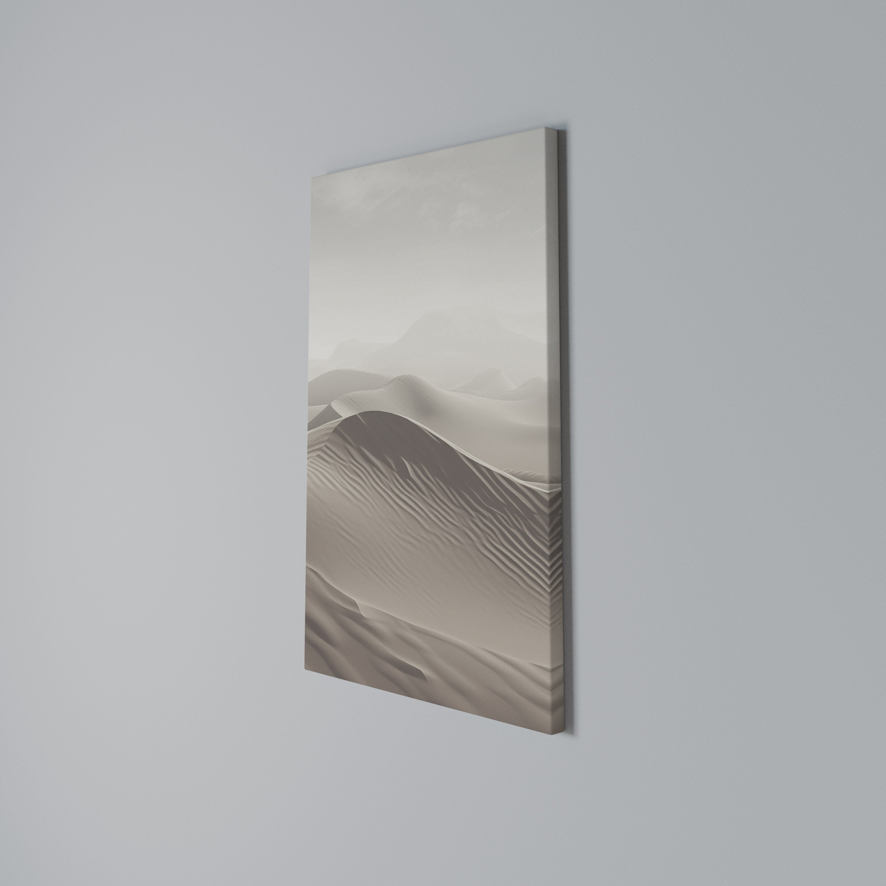 ECHOES OF DUNES Quadro em tela vertical
