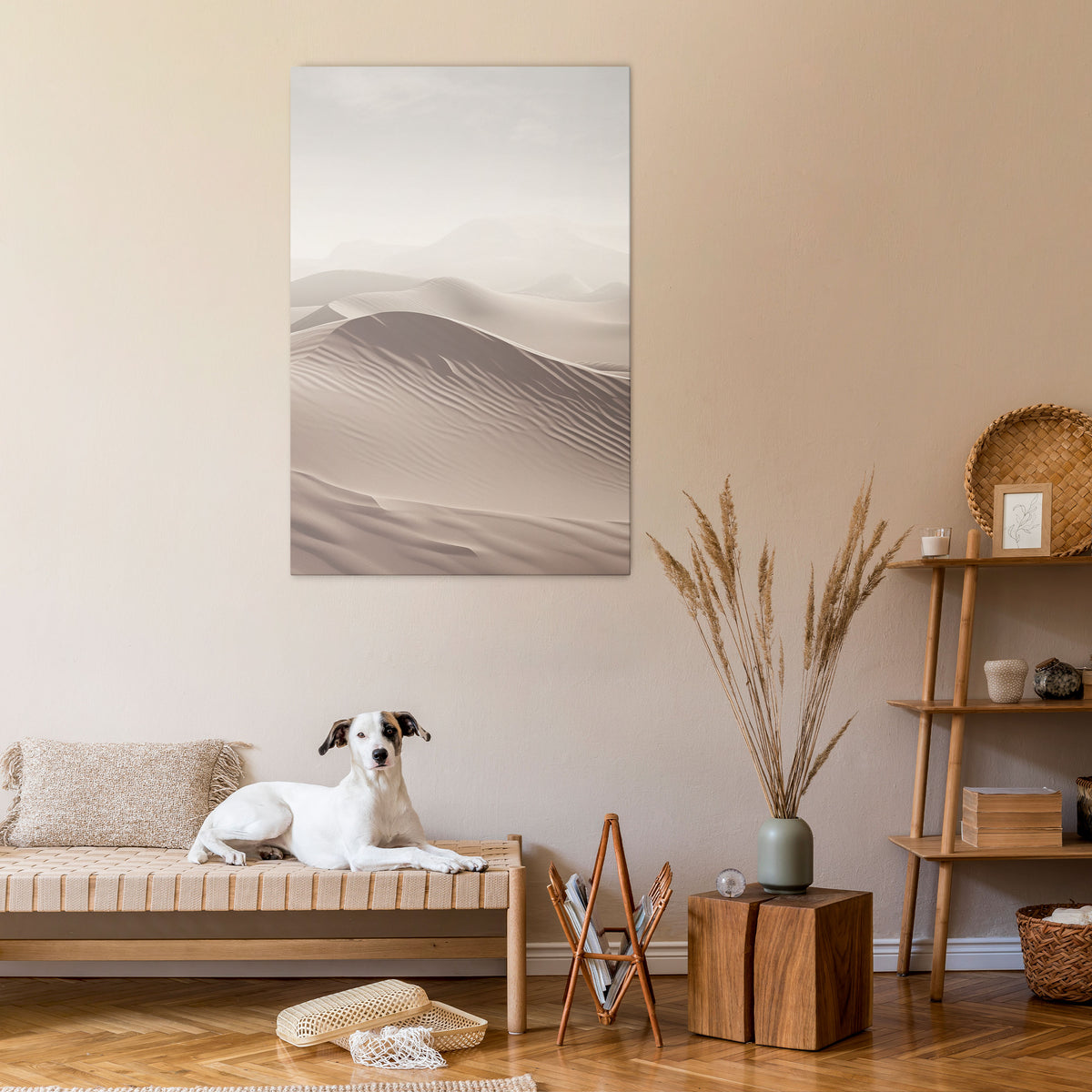 ECHOES OF DUNES Quadro em tela vertical