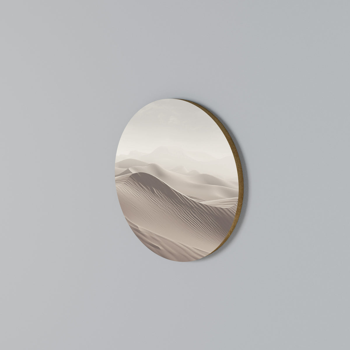 ECHOES OF DUNES Arte de Parede Redonda