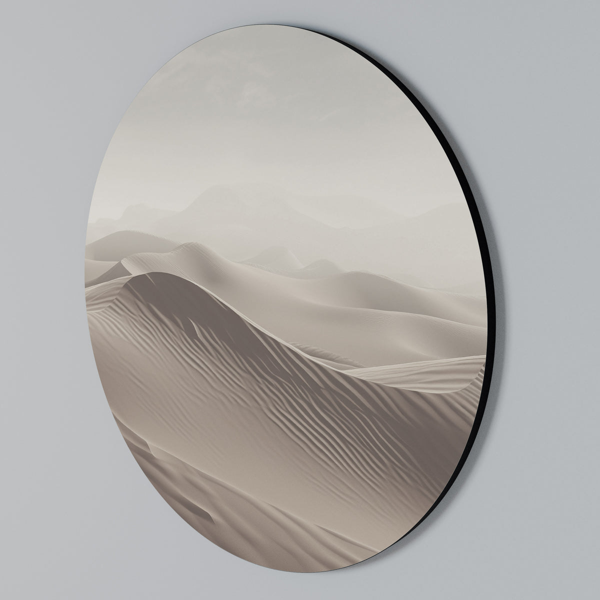 ECHOES OF DUNES Arte de Parede Redonda