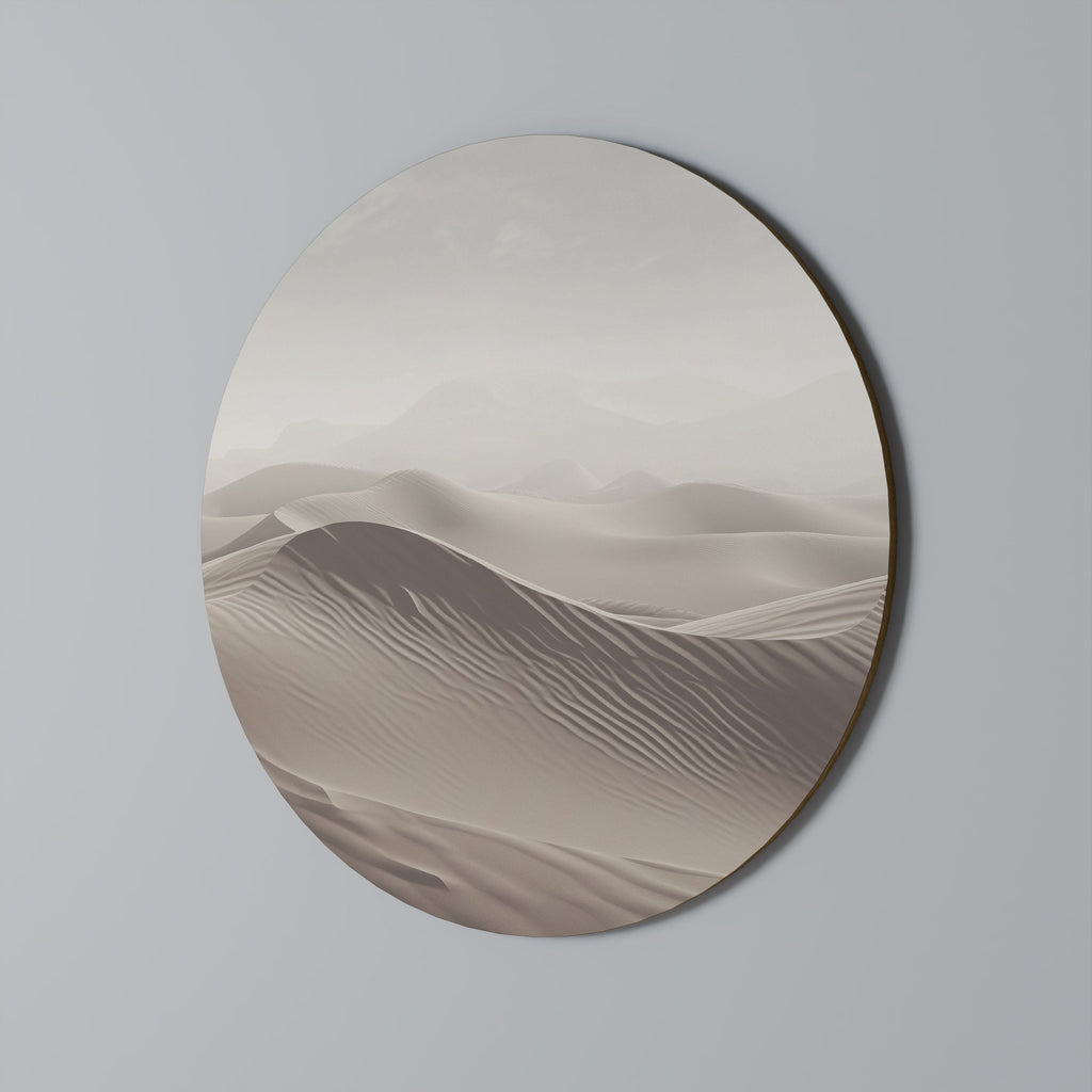 ECHOES OF DUNES Quadro Redondo Decorativo
