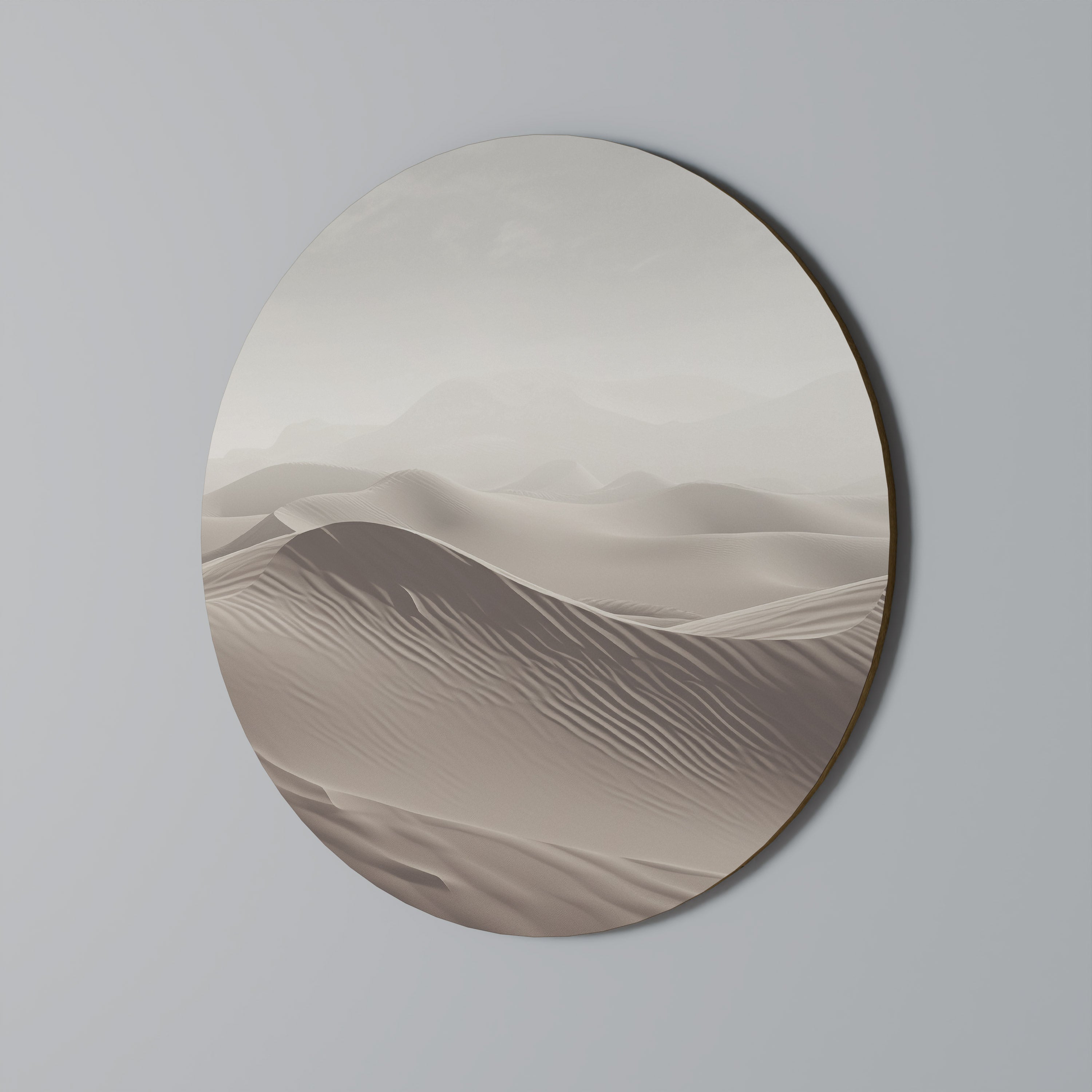 ECHOES OF DUNES Quadro Redondo Decorativo