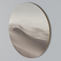 ECHOES OF DUNES Arte de Parede Redonda