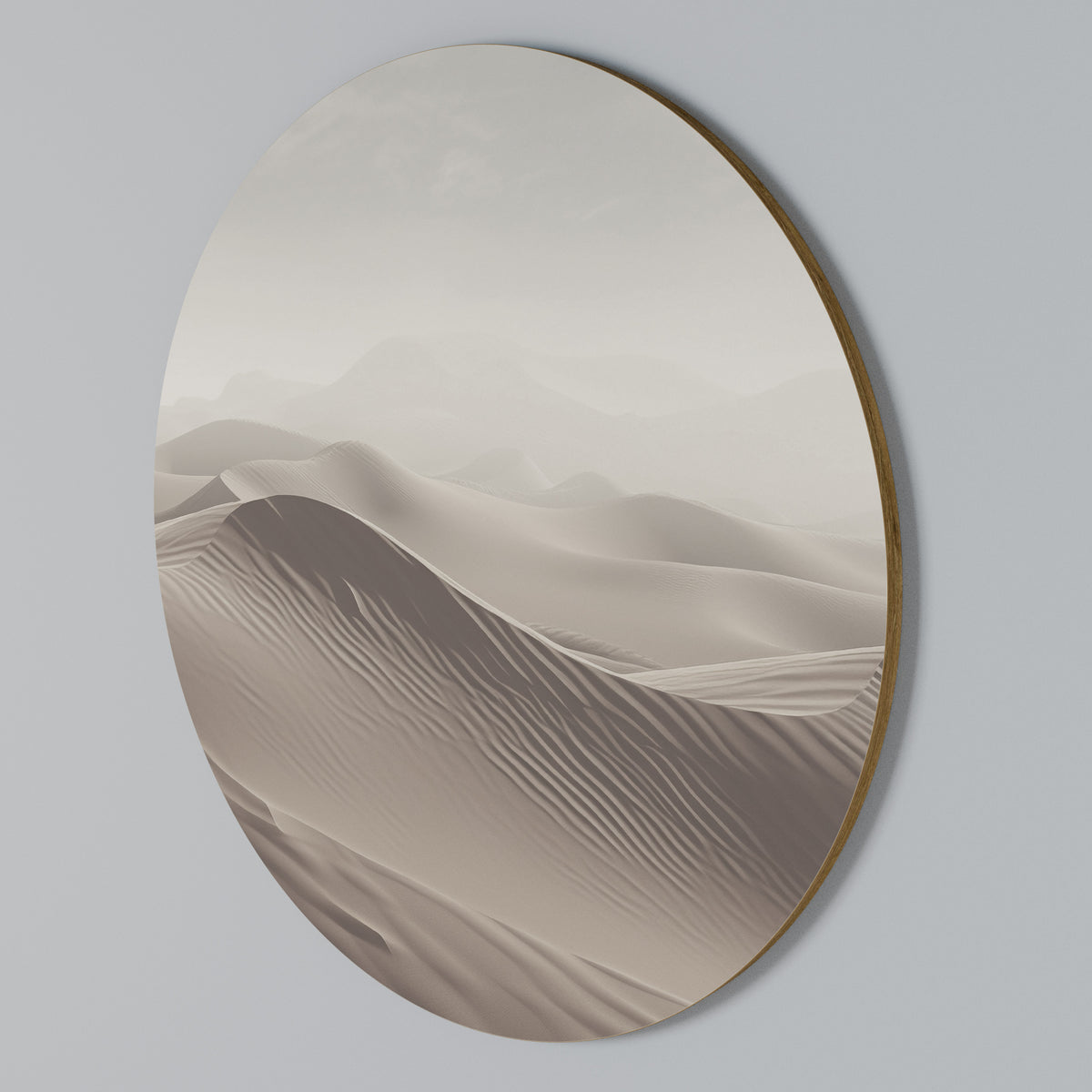 ECHOES OF DUNES Arte de Parede Redonda